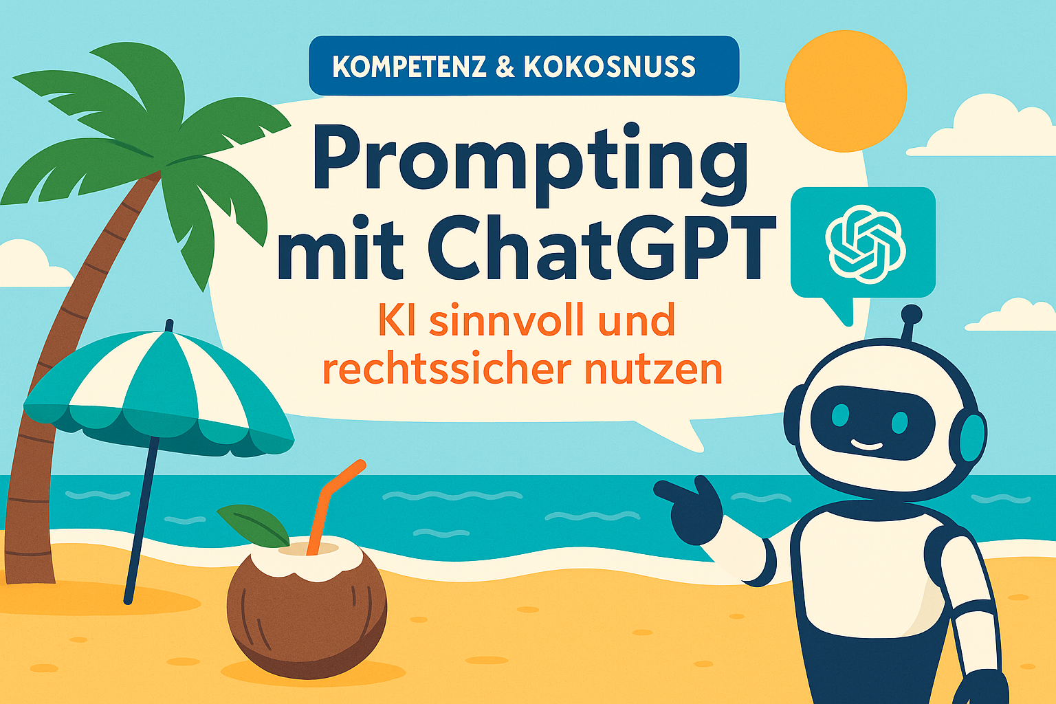 Prompting mit ChatGPT * KI sinnvoll und rechtssicher nutzen